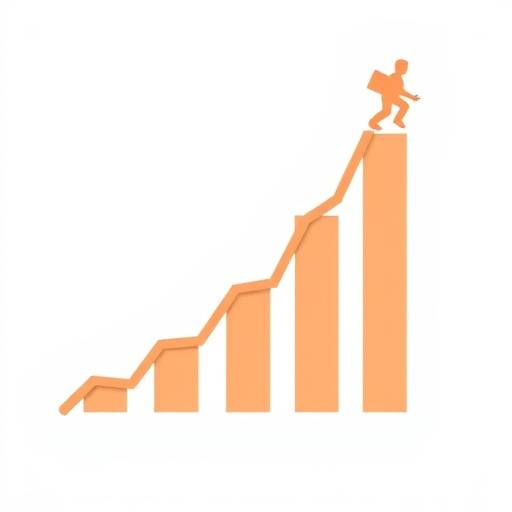 Chart showing investment growth